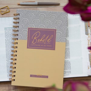 BIBLE Study Journal | Verse Mapping Journal | Bible Study Notebook | Christian Journals for Bible Study | Read Through The Bible Journal