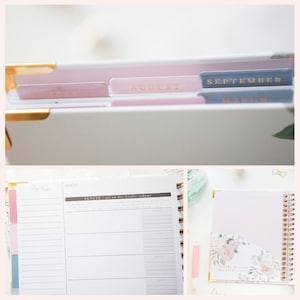 Christian Planner | Christian Goal Planner | Daily Devotional Planner | Daily Faith Planner | Bible Study Planner | Fuschia image 9