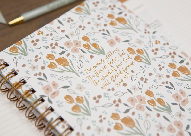 SOAP-bible-study-journal-with-yellow-flowers-and-bible-verse-in-gold-makes-great-Christian-gifts-for-women