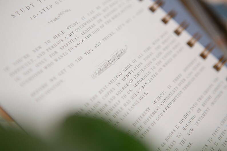 BIBLE STUDY Journal | Christian Journals for Bible Study | Bible Journal Notebook for Verse By Verse Bible Study | Verse Mapping Journal image 7