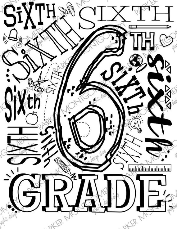 Download 6th Grade Custom Design Svg Png Jpeg Teacher Shirt Binder Etsy
