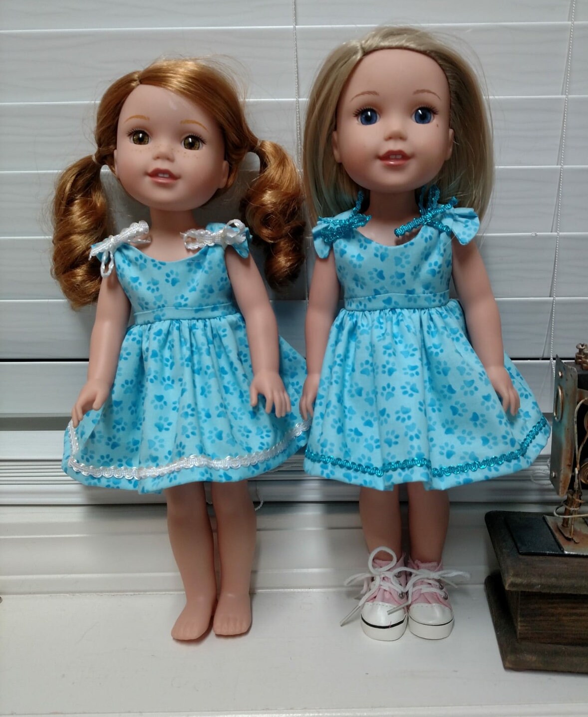 14 in Doll Dress, Wellie Wishers Dress Pattern, MPP Boutique
