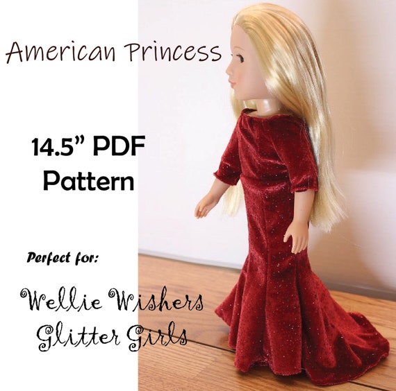 doll princess dress pattern How To Sew A Fairy Tale Doll Gown / Princess Dress / VDC Anne's Clubhouse / Enchanted Pattern