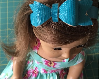 Free Hair bow pattern, leather hair bow pattern, hair bows for girls, hair bow for dolls, doll hair bow pattern, doll hair bow, hair bow