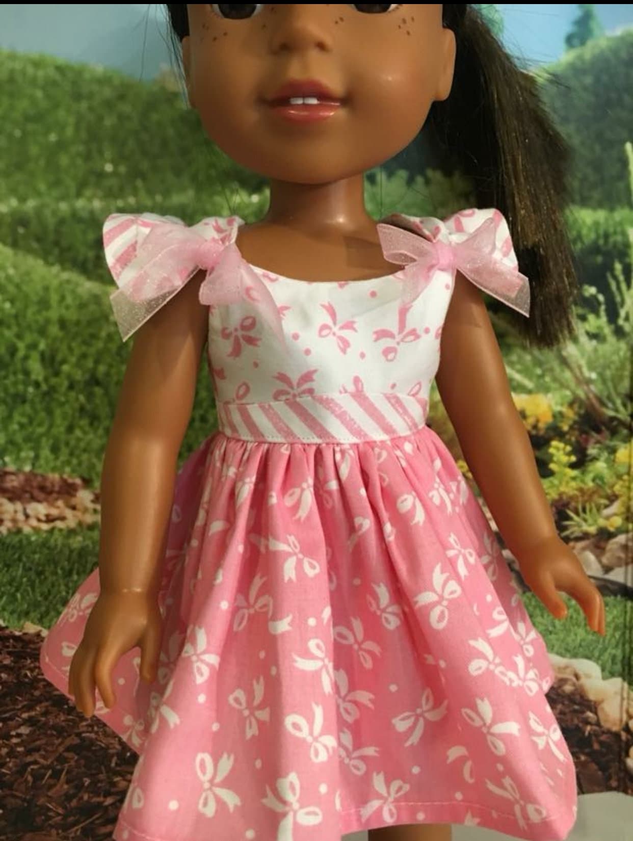 14 in Doll Dress, Wellie Wishers Dress Pattern, MPP Boutique