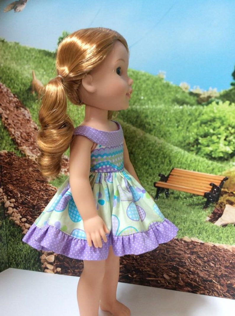 Wellie Wishers Doll Dress PDF Pattern, Wellie Wishers Dress Pattern, MPP Boutique Pattern, 14 Inch Doll Dress, Wellie Wishers Doll Clothes image 3