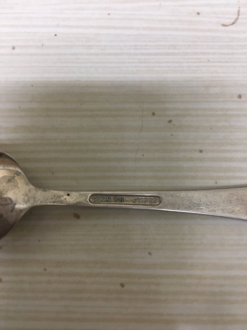 D.C Spoon Stieff Company Sterling Silver Smithsonian Institution Washington