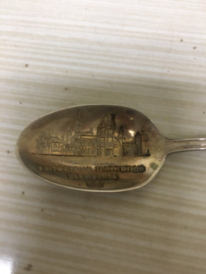 D.C Spoon Stieff Company Sterling Silver Smithsonian Institution Washington