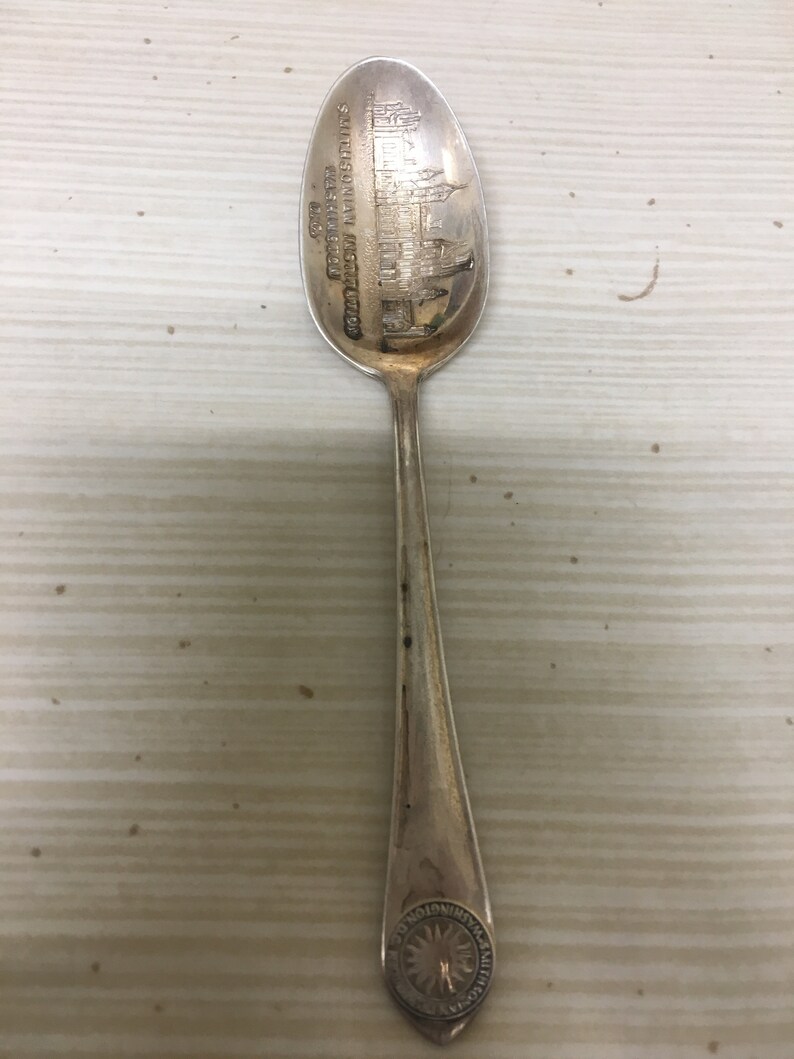 D.C Spoon Stieff Company Sterling Silver Smithsonian Institution Washington