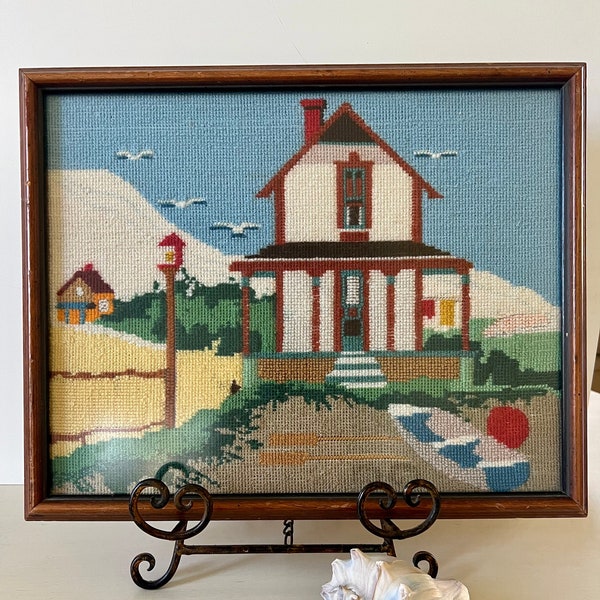 Beach Needlepoint Etsy