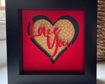 Love you box frame