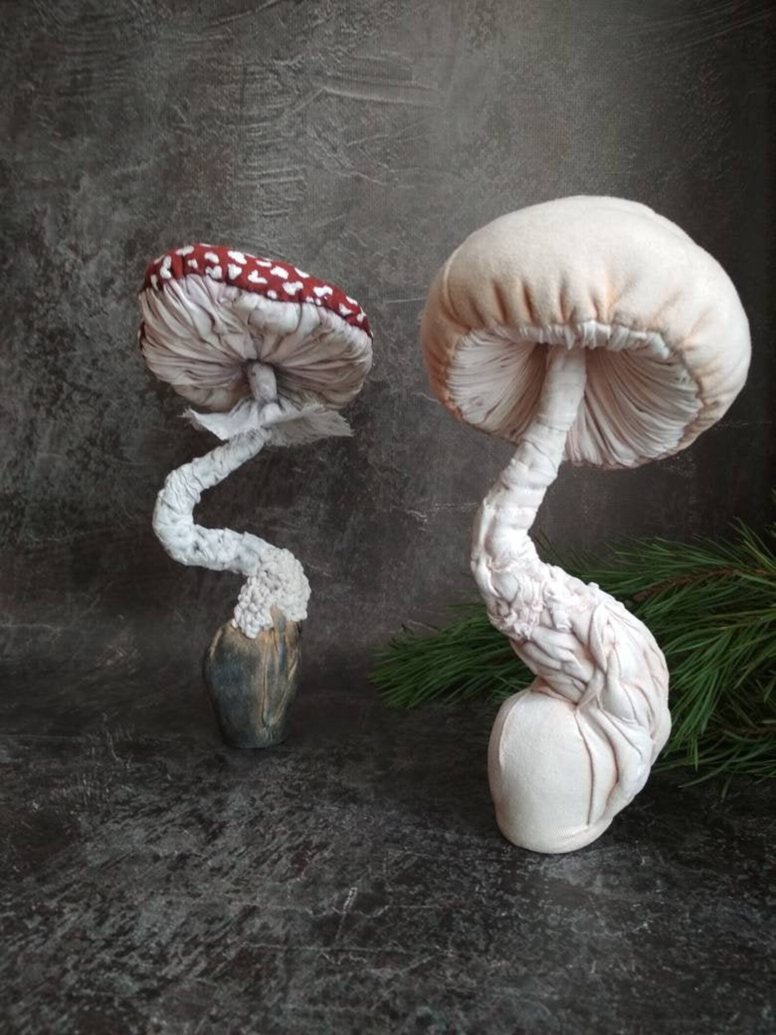 Textile Mushroom Fiber Art Mushroom Fungus Soft Sculpture Etsy UK