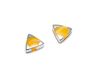 Mini yellow earrings