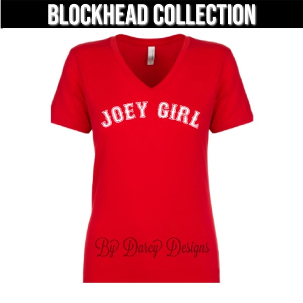 Joey Girl V Neck Tee | NKOTB / New Kids On The Block / Joey McIntyre / Fenway Inspired | Customizable