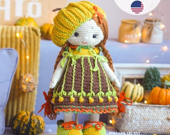 crochet patterns SET - Crochet pattern amigurumi DOLL and Outfit "ALICE" / by Polushkabunny