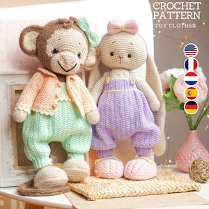 Häkelanleitung Spielzeugkleidung Outfit Outfit &quot;&quot;CHANEL&quot;&quot; für lage Toys / Polushkabunny.&quot;
