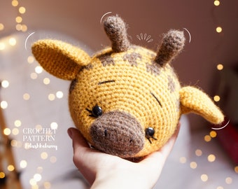 Polushkabunny crochet Giraffe pattern - amigurumi pattern - English Version