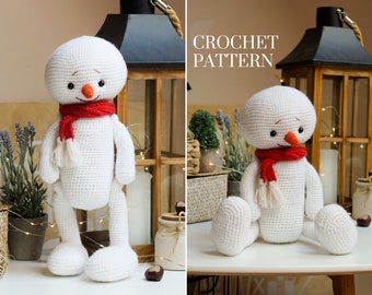 Gehaakt sneeuwpoppatroon - amigurumi-patroonы van Polushkabunny