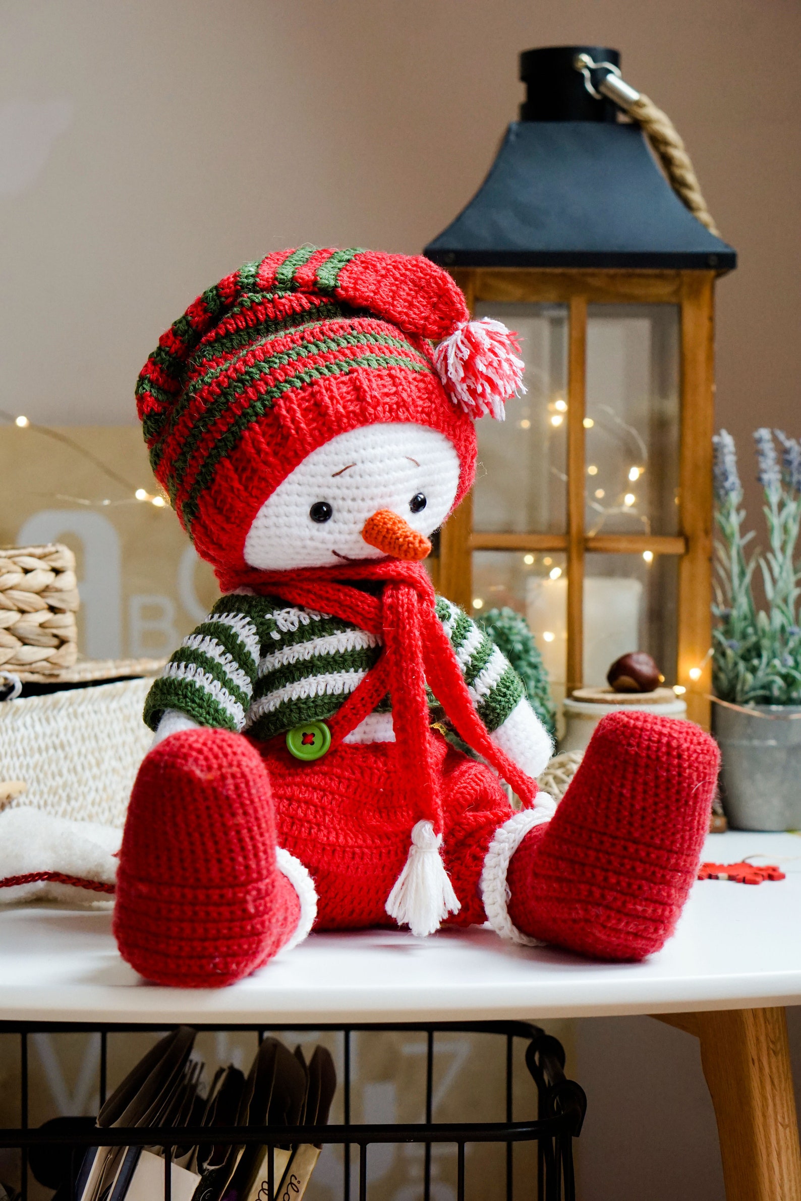 Crochet Snowman Toy ☃️