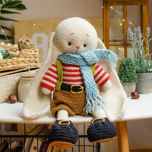 SET Crochet bunny pattern Crochet patterns by Polushkabunny amigurumi patterns image 5