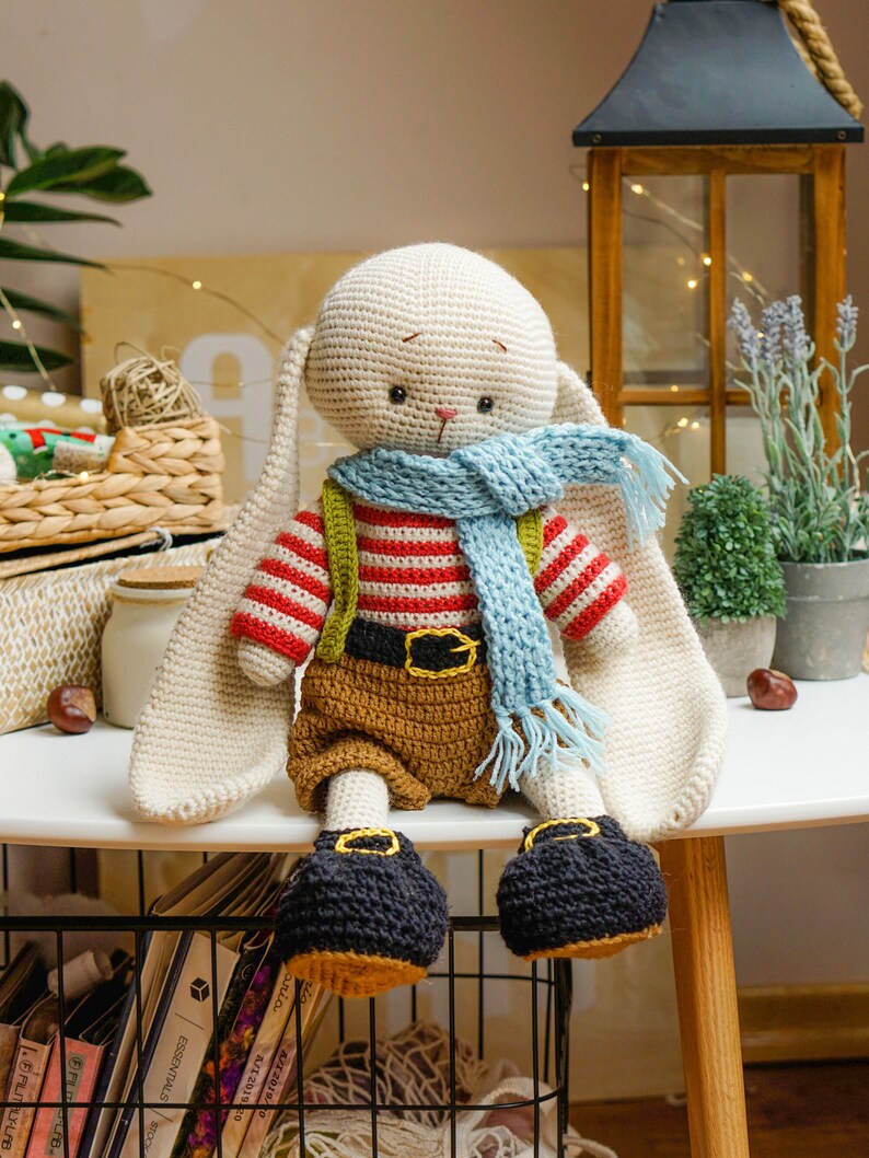 SET Crochet bunny pattern Crochet patterns by Polushkabunny amigurumi patterns image 5