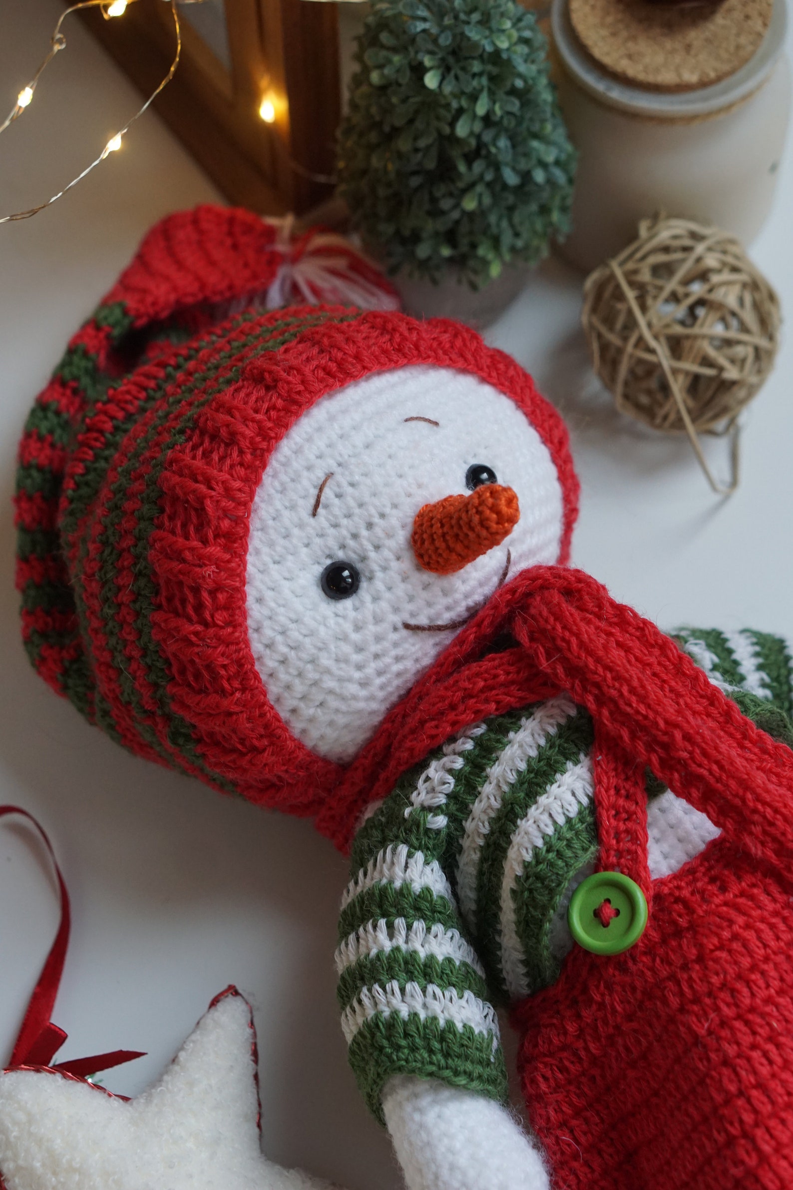 Crochet Snowman Toy ☃️ main image 1