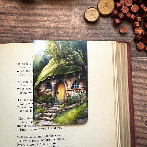 Shire Door Magnetic Bookmark (Fantasy Bookmark, Bookish, Book Lover Gift, Literary Locations, Fantasy Book Lover, Cottagecore)