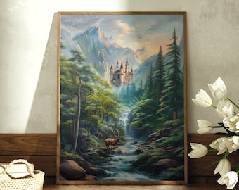 Terrasen Art Print (Throne of Glass Print, Sarah J Maas)