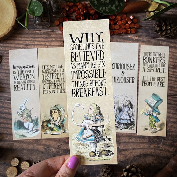 Bookmark - Curiouser and Curiouser Bookmark - Curiouser and Curiouser