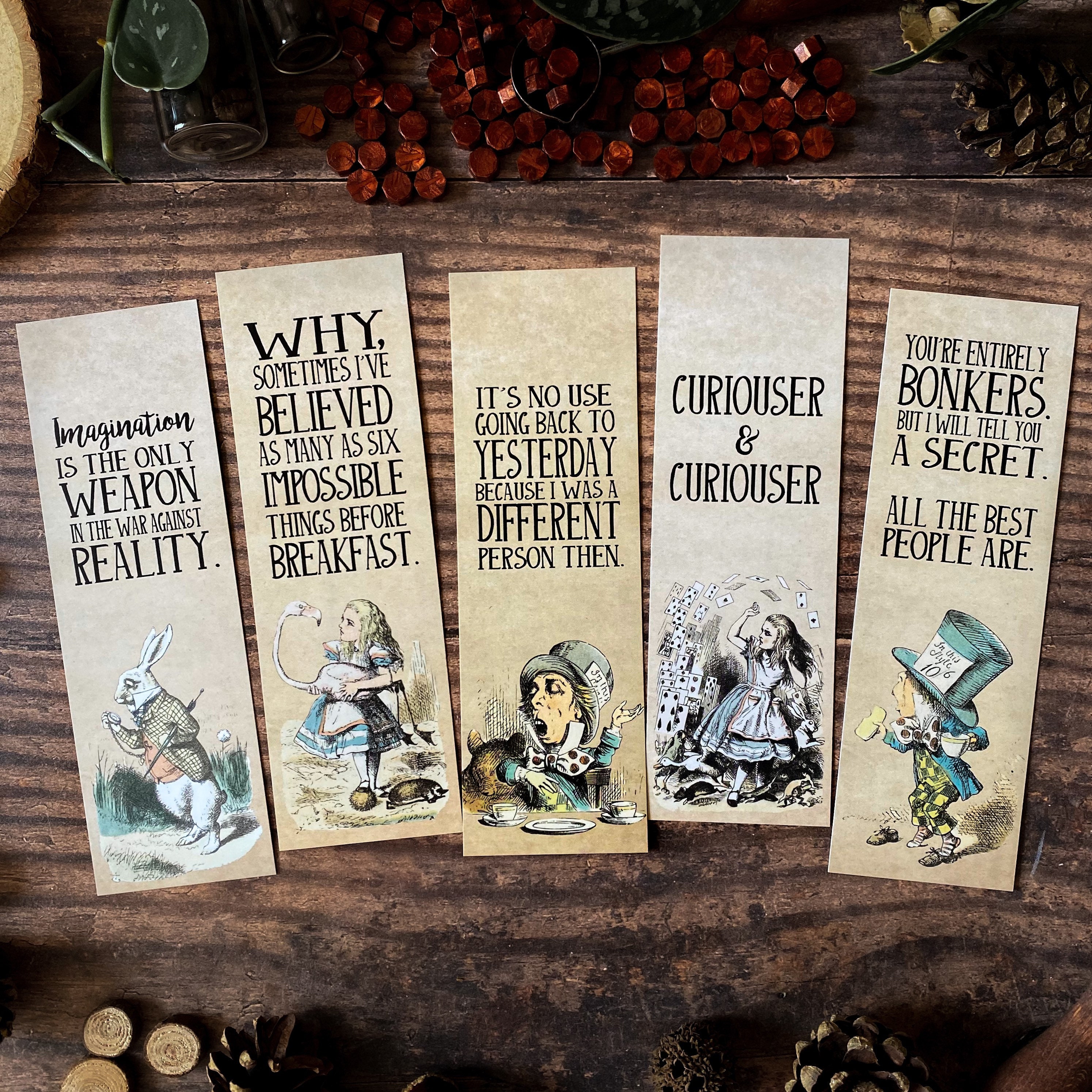 Bookmark - Curiouser and Curiouser Bookmark - Curiouser and Curiouser