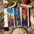 Magical Stained Glass Bookmarks (Transparent Clear Bookmark, Stained Glass Cottagecore, Book Lover, Fantasy Book Reader Gift) product logo