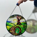 Shire Stained Glass Sun Catcher (Fantasy Book Stained Glass, Cottagecore, Book Lover Reader Gift, Bookish Ornament) product logo