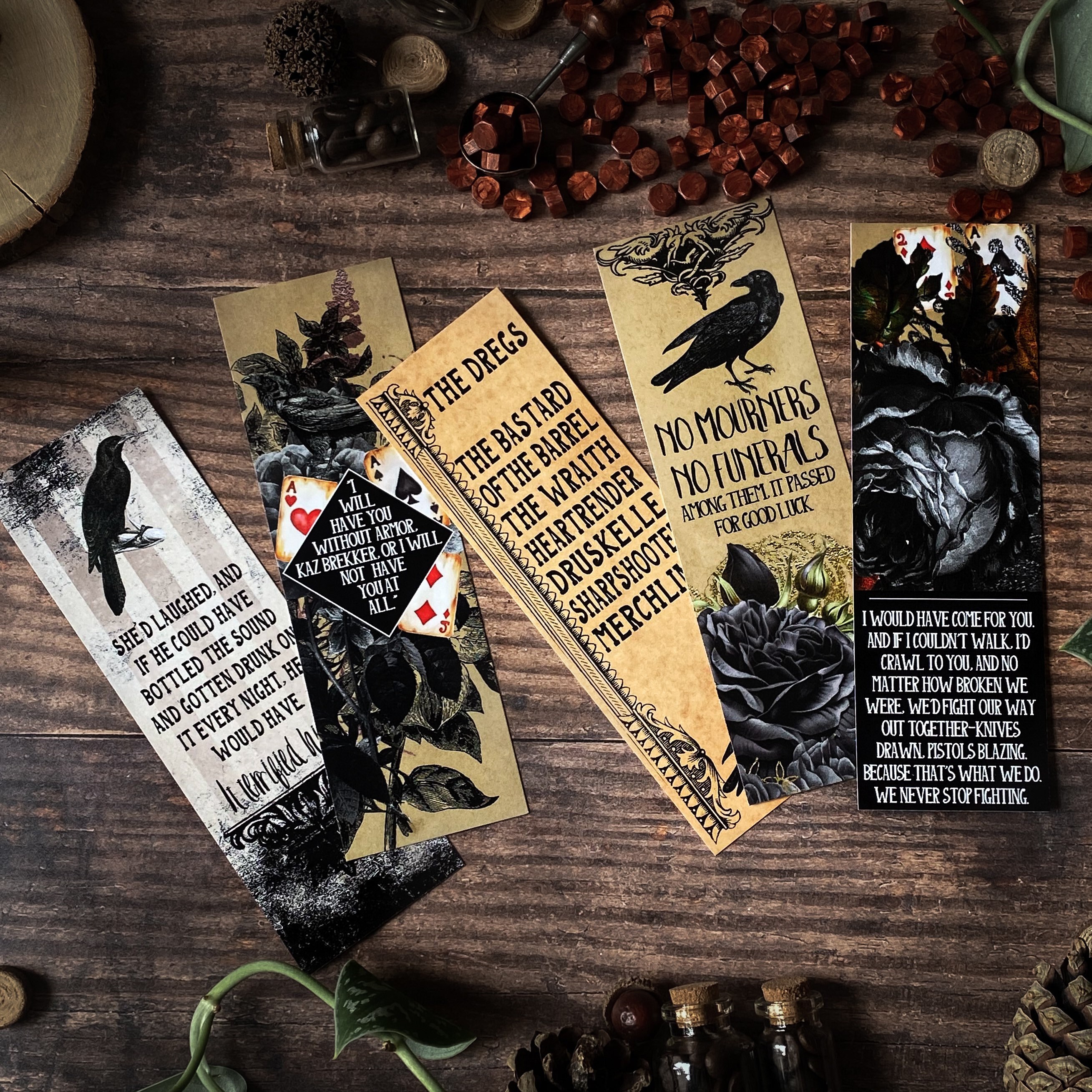 Six of Crows Bookmark Collection (grisha Bookmarks, Leigh Six of Crows Bookmark Collection (grisha Bookmarks, Leigh