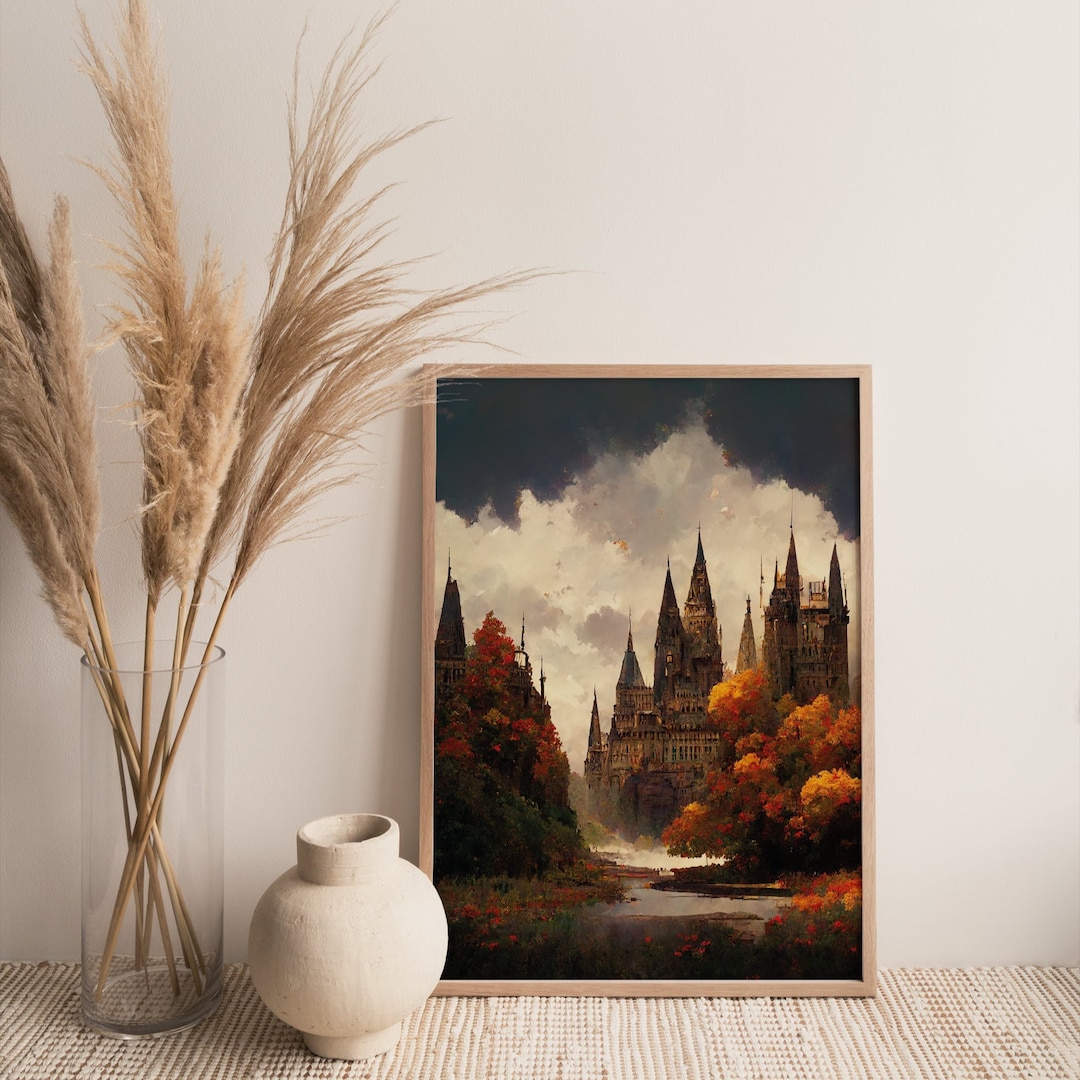 Witches and Wizards Art Prints magical Fantasy School Prints, Common ...