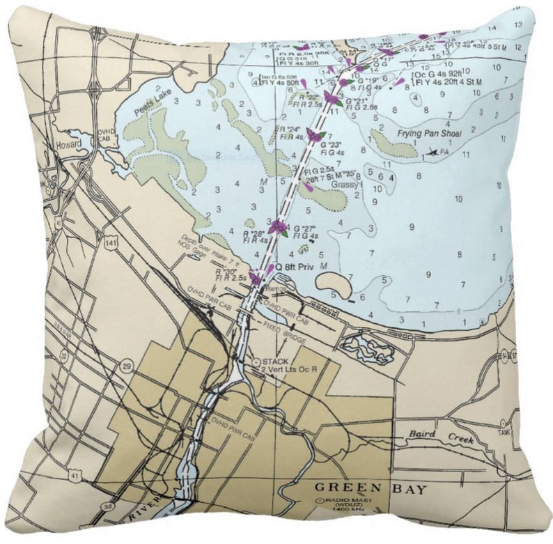 Green Bay Navigation Chart