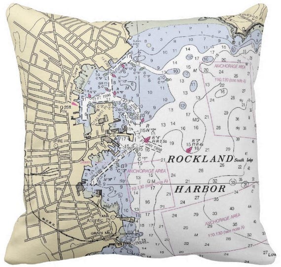 Nautical Chart Pillows