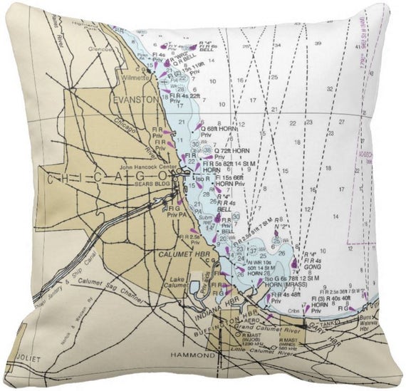 Lake Michigan Nautical Chart