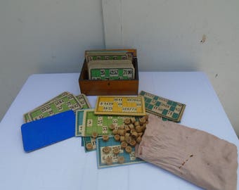 French vintage Lotto game