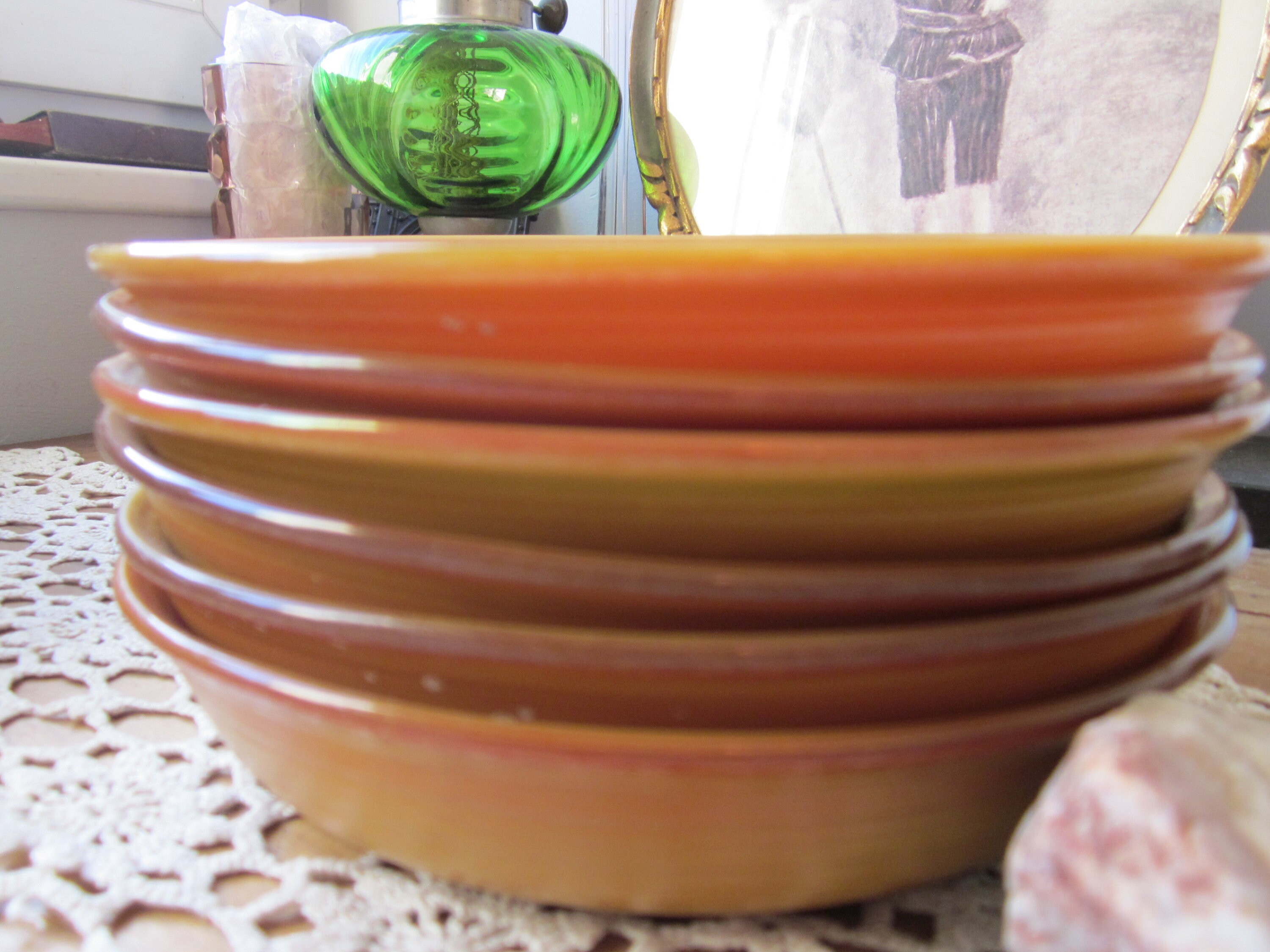 Juego de loza el volcan sale