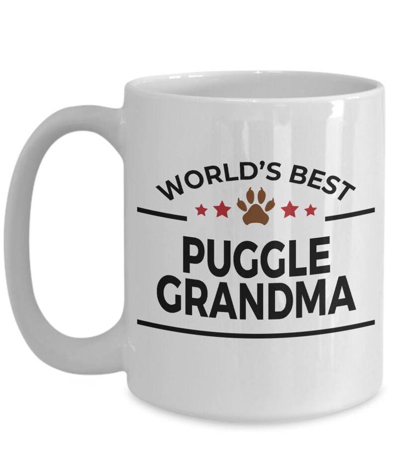Puggle Dog Grandma Coffee Mug Etsy