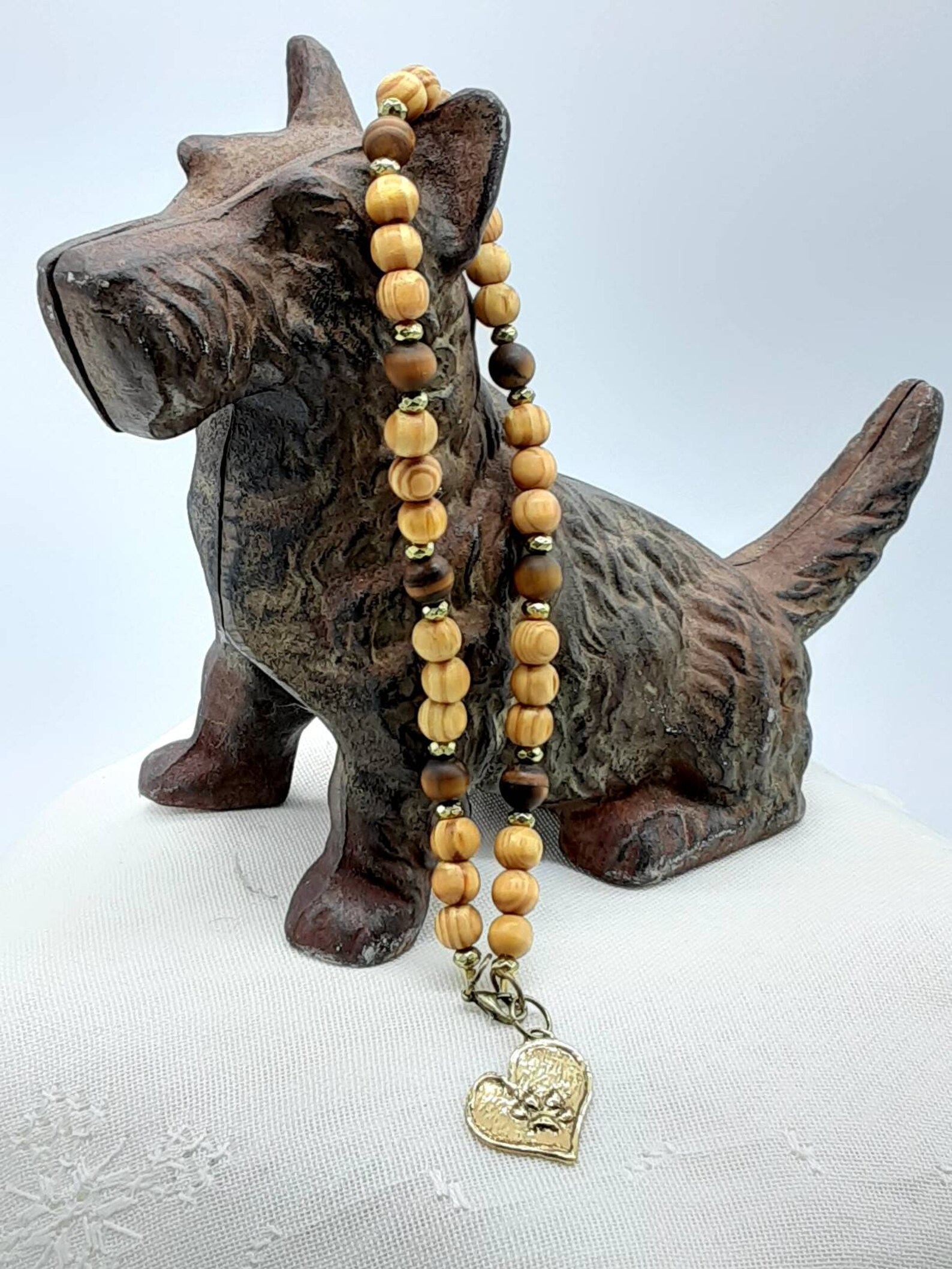 Beaded Necklace for Dogs Beaded Dog Collar Necklace Pet Etsy