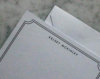 Custom Stationery - Double Border