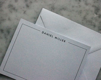 Custom Stationery - Square Border Print