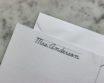 Custom Stationery - Teacher