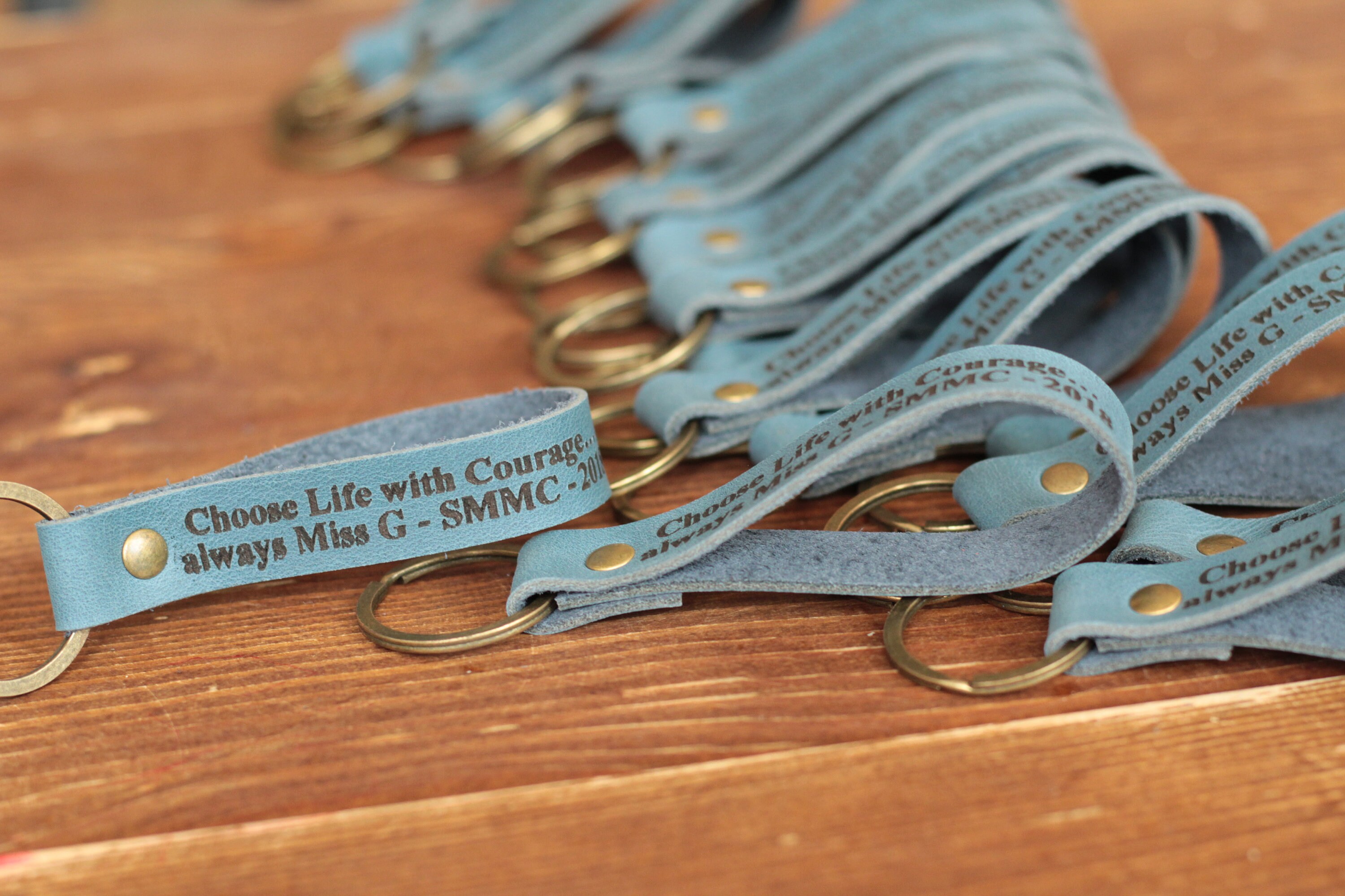 Custom Leather Keychain Thick Leather Key Fob Lanyards Etsy