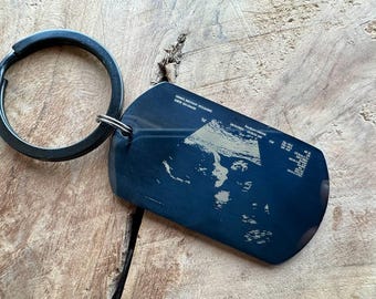 Personalized Ultrasound Keychain for Dad‑to‑Be, Father’s Day
