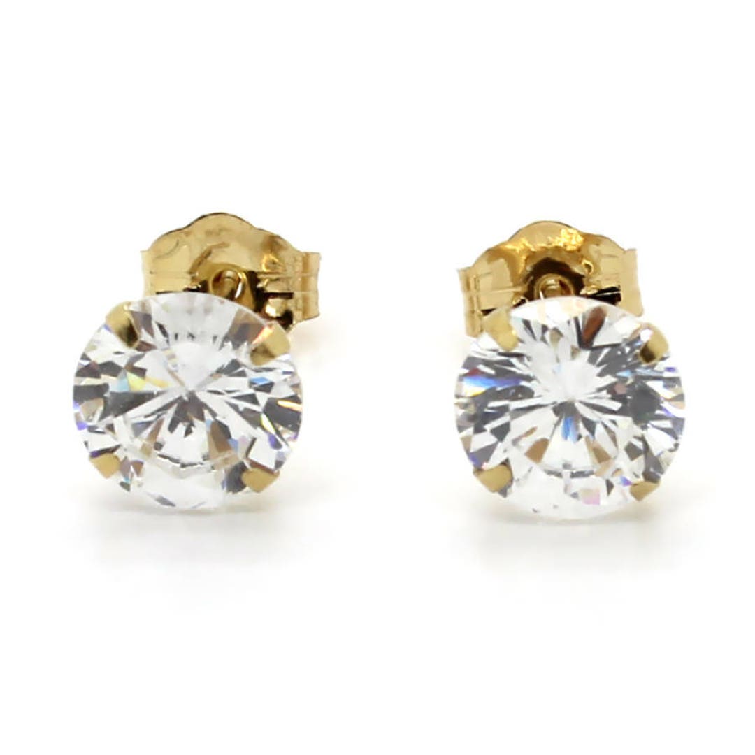 NEARLAND Aretes De Aro De Oro De 14 Quilates Para