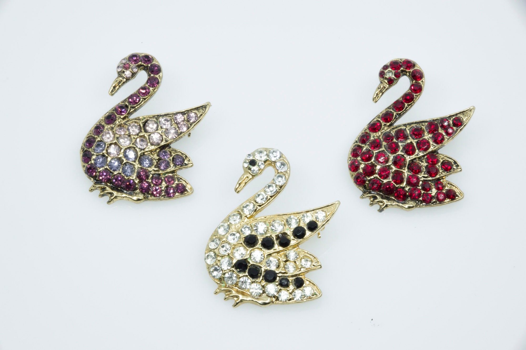 Vintage swan brooch - Etsy 日本 Vintage swan brooch - Etsy 日本