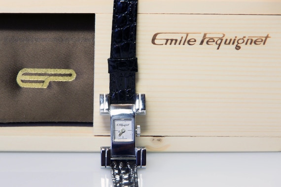 EMILE PEQUIGNET Armbanduhr - Vintage 1970s french… - image 1