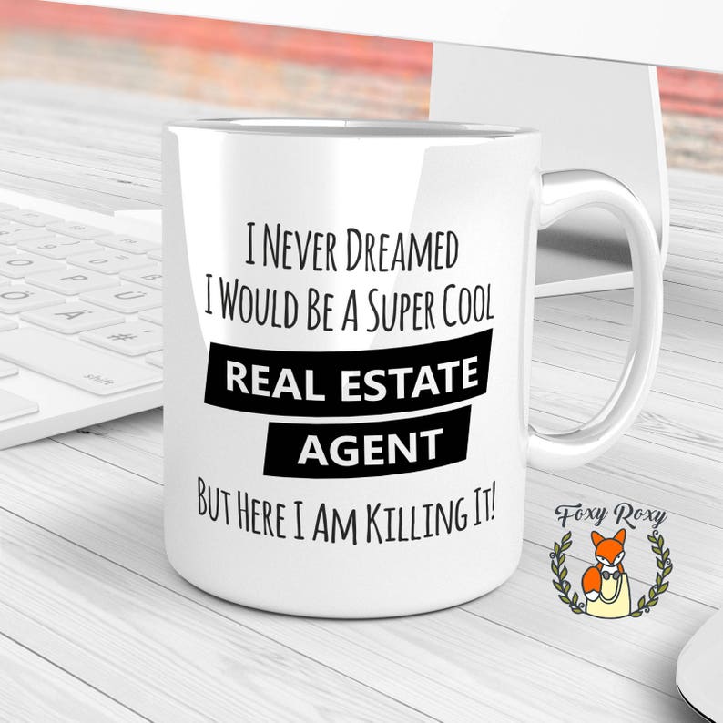 Real Estate Agent Coffee Mug Realtor Gift Real Estate Etsy